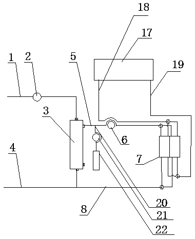 A continuous crrt machine capacity balance device