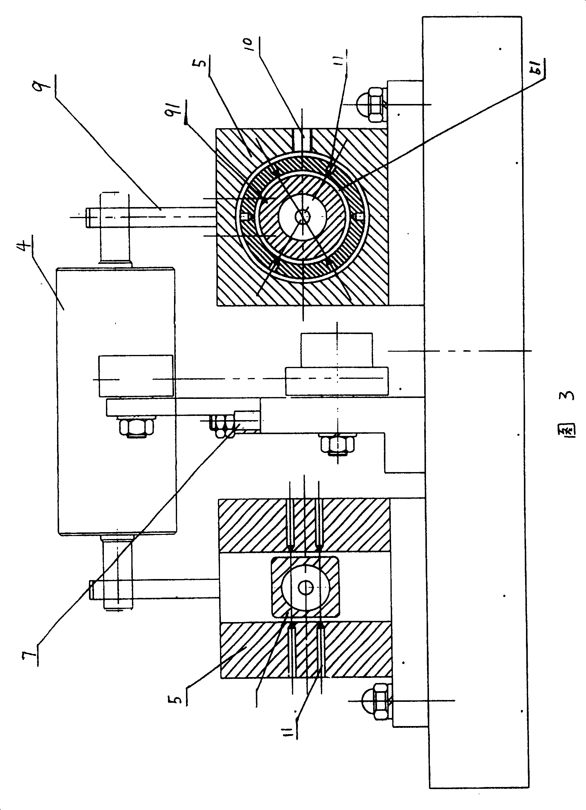 Dynamic balance measuring instrument