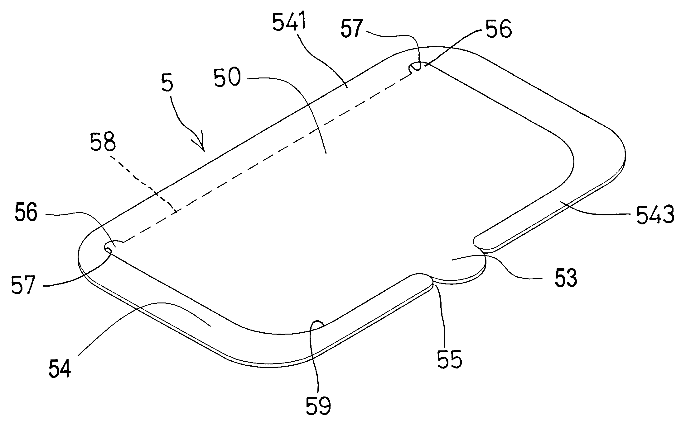 Napkin container having openable and sealable cover