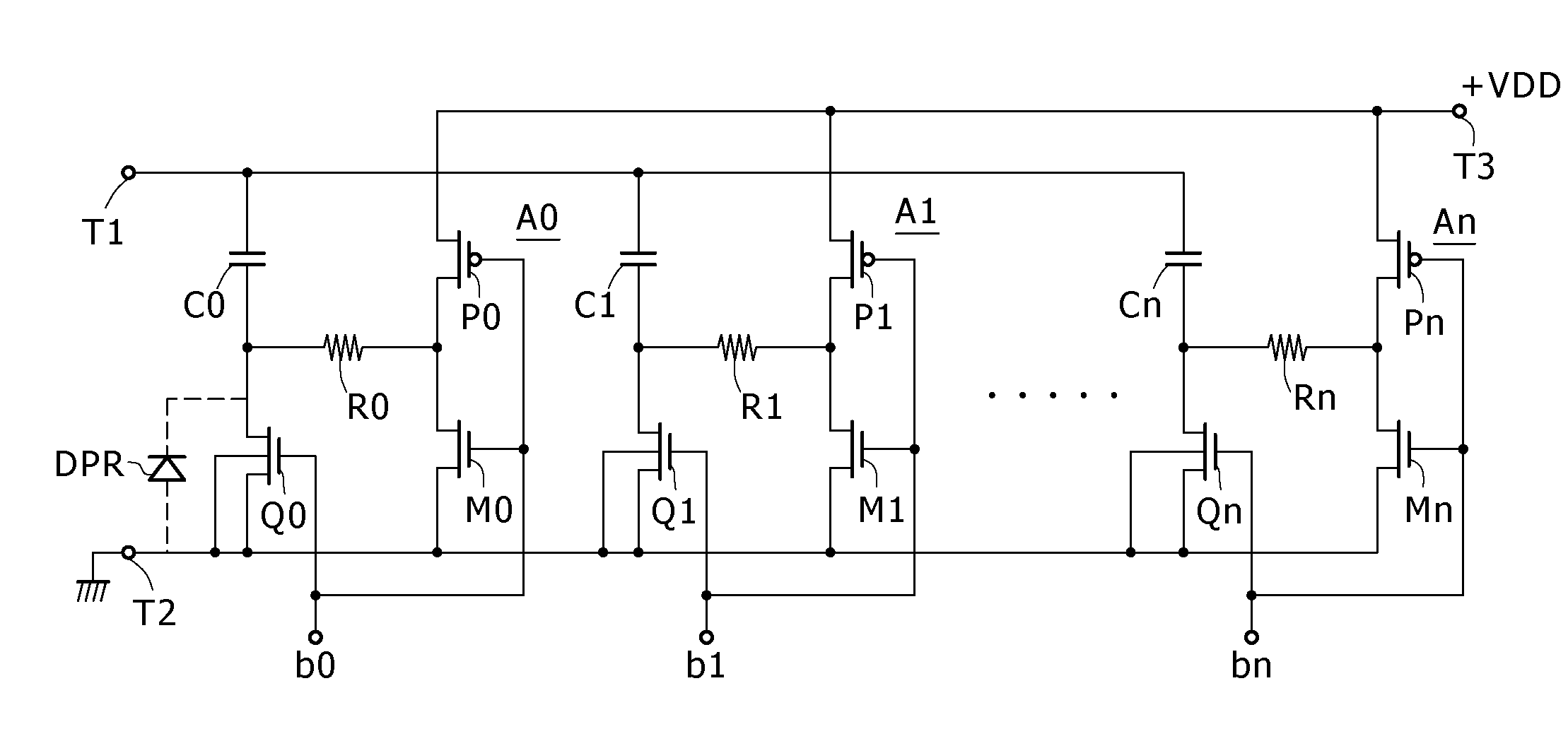 Variable capacitance circuit