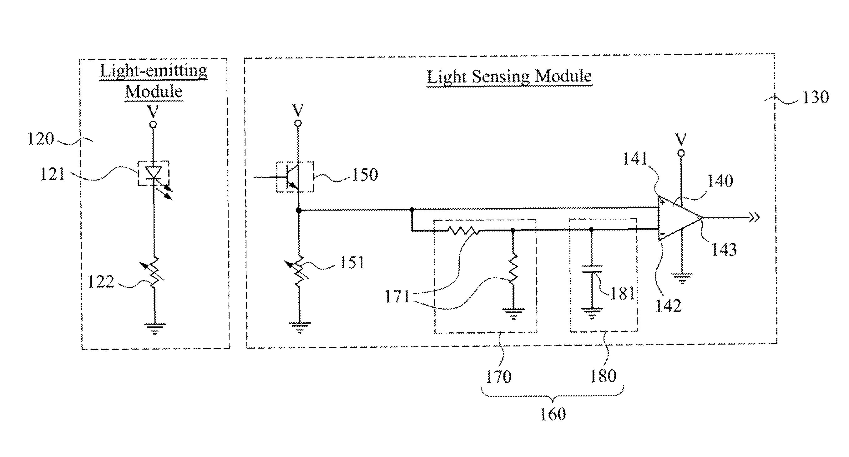 Identifying method and device for detecting specific region of translucent medium