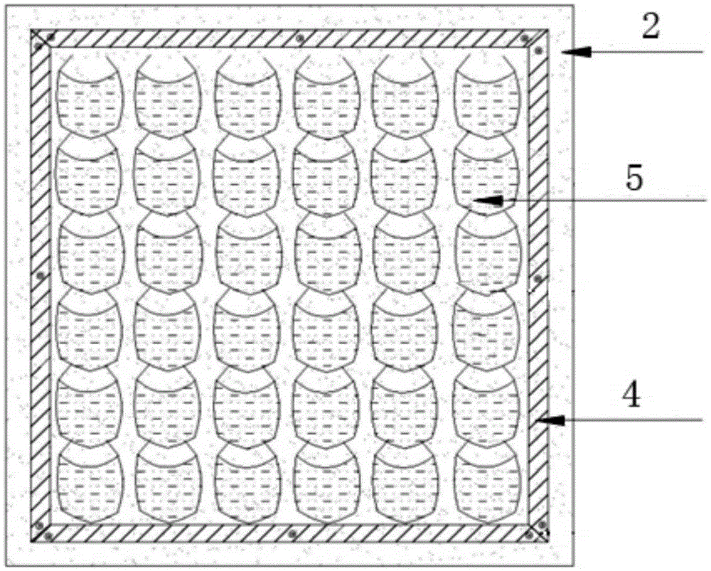 A modular vertical greening device and its manufacturing method