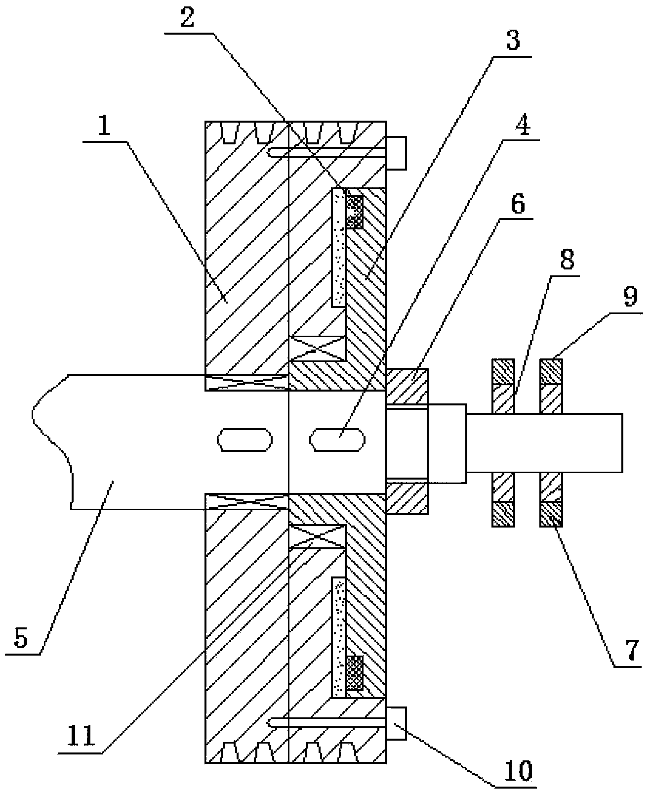 Novel forging press clutch brake mechanism