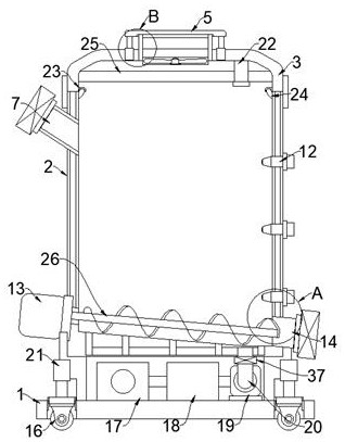 Oil tea storage device in low-temperature high-altitude area