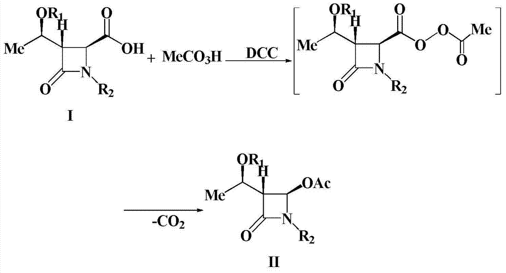 Preparation method of 4-acetyloxy-2-azetidinone compounds