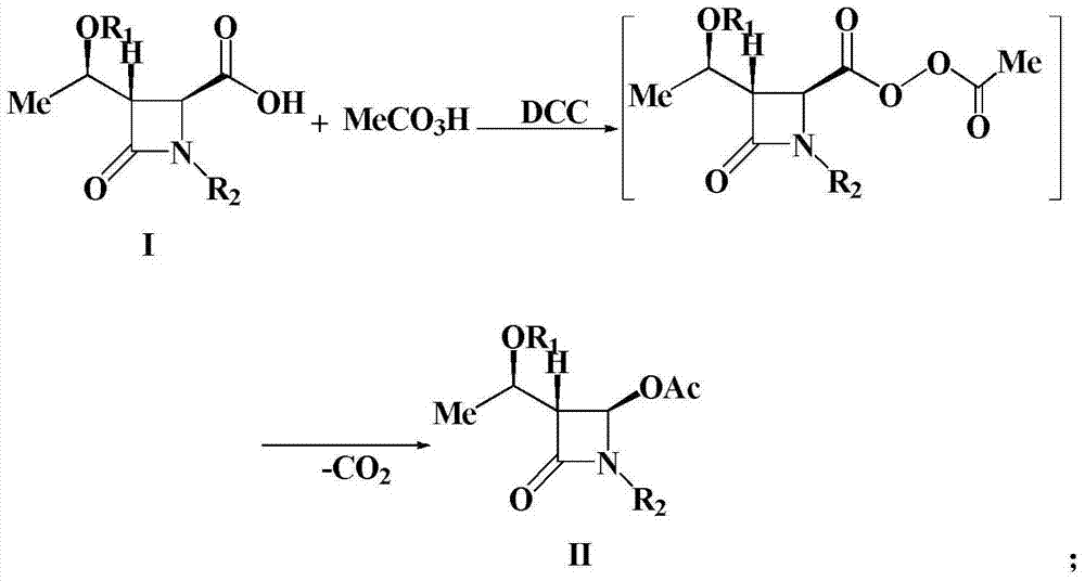 Preparation method of 4-acetyloxy-2-azetidinone compounds