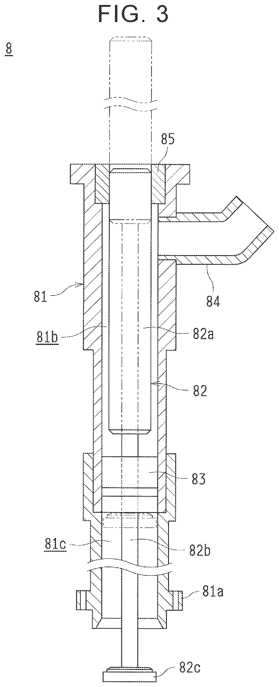 Fluid pressure-feed device