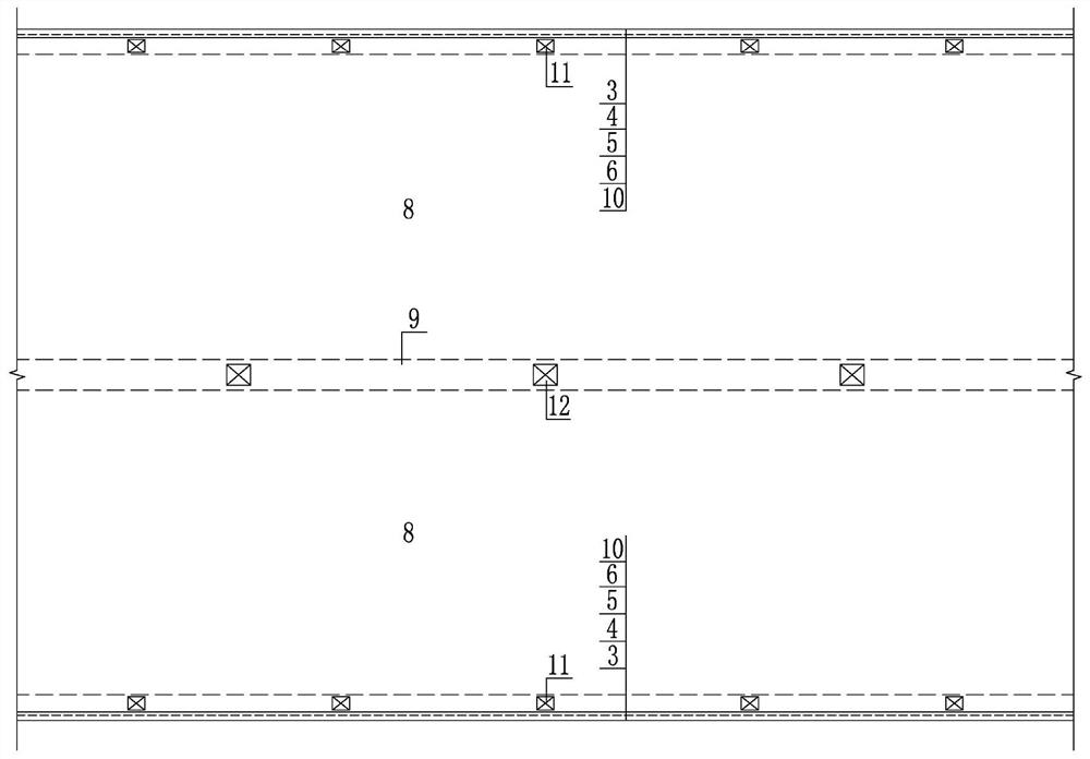 Novel semi-wrapped full-drainage waterproof subway station and construction method