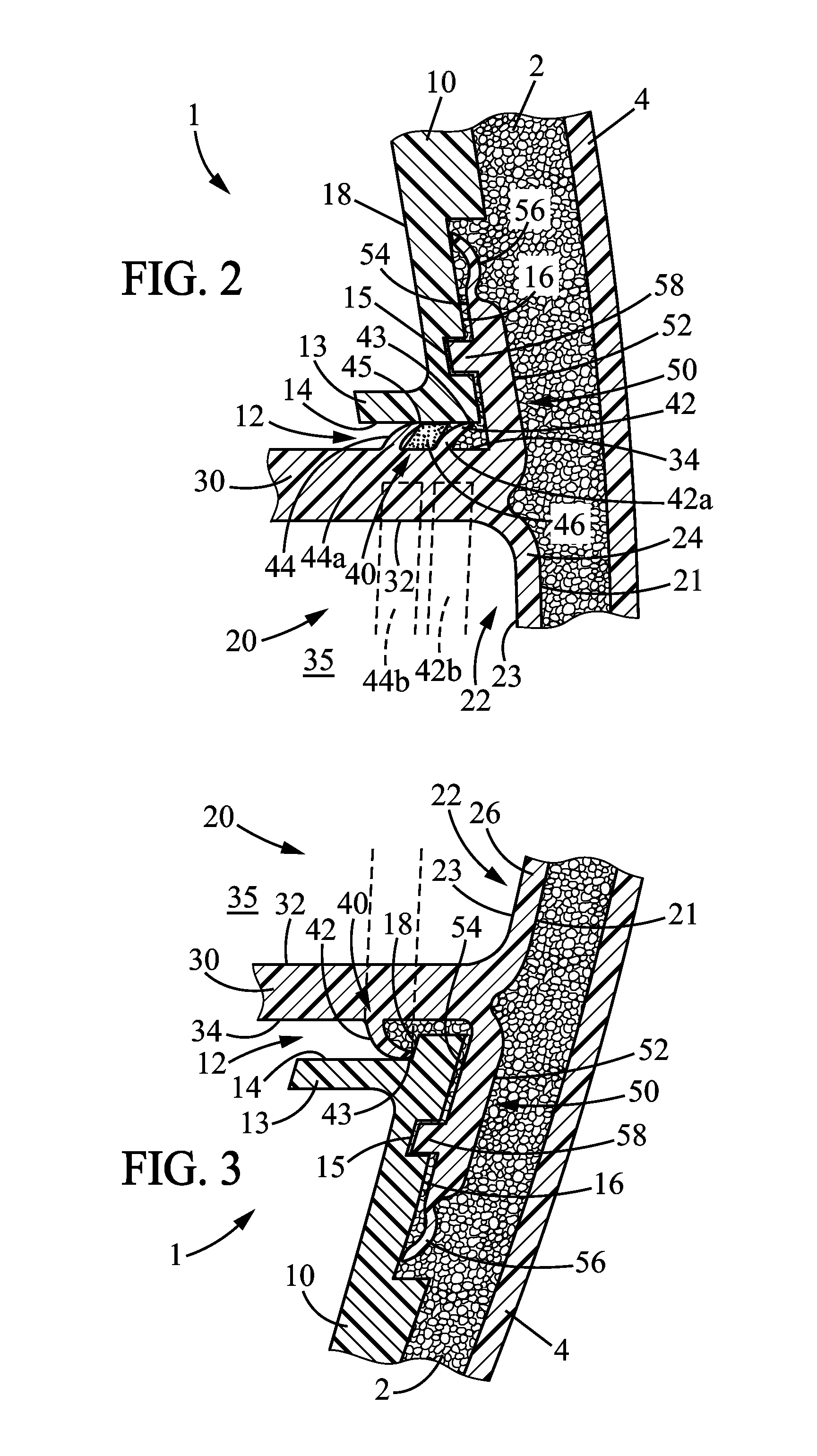 Interior trim part for a motor vehicle comprising an airbag door