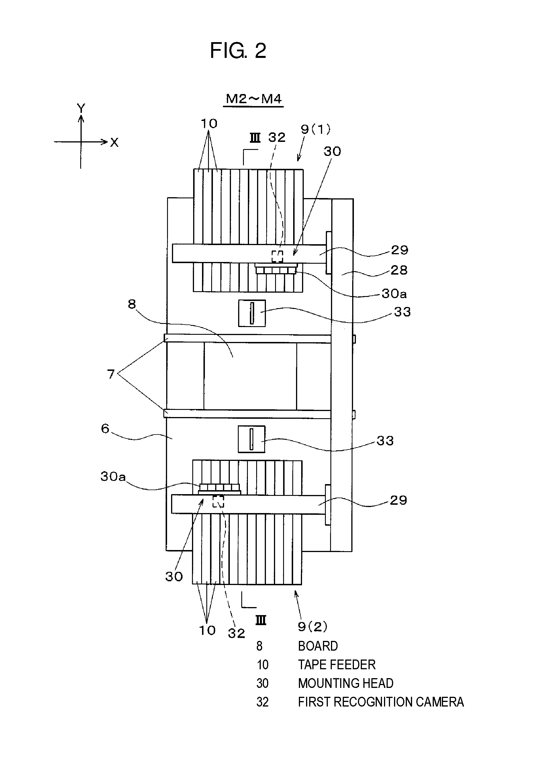 Component mounting system and component mounting method in component mounting system