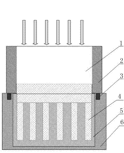 Method for forming aluminum silicon carbide substrate for high-power module