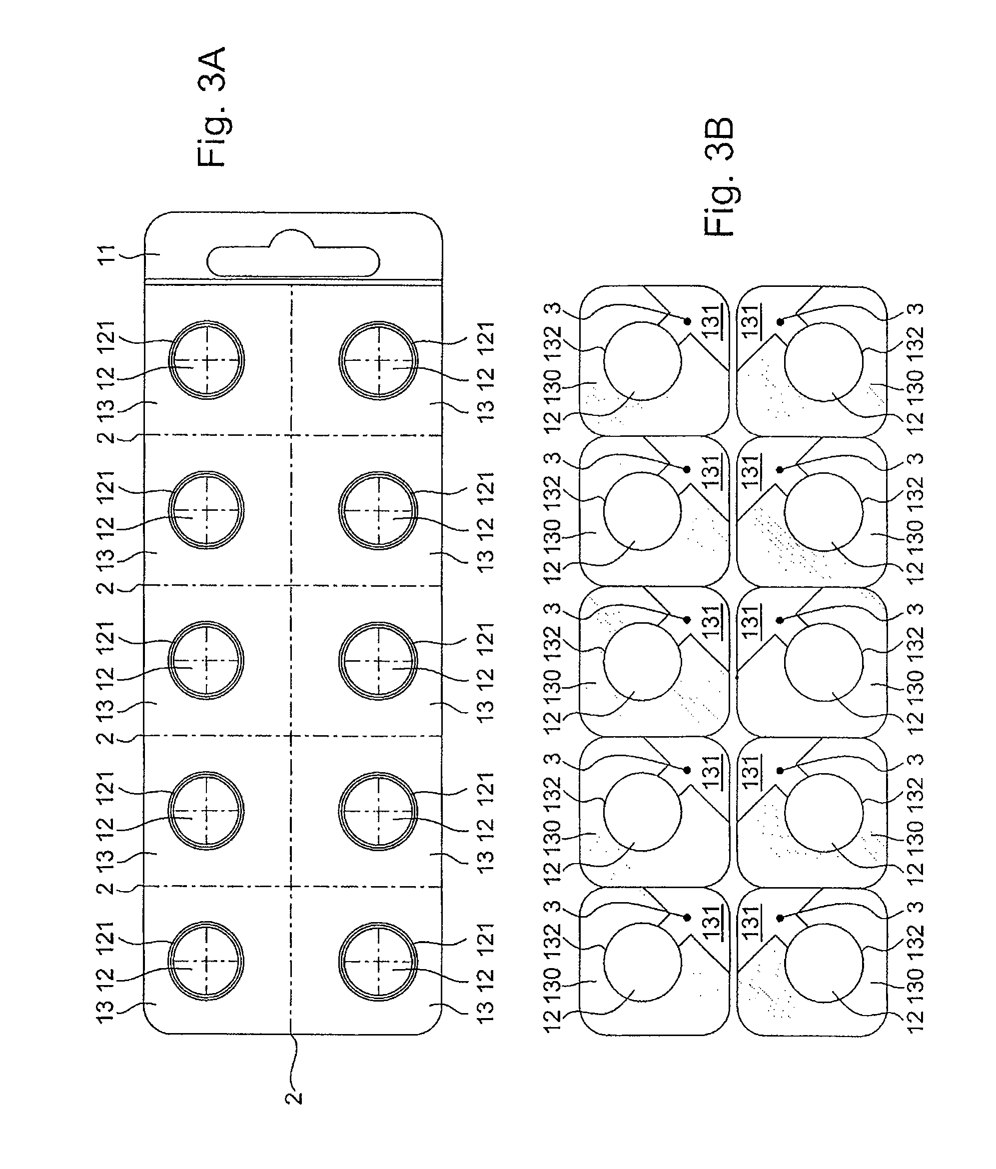 Reusable blister packaging for button batteries