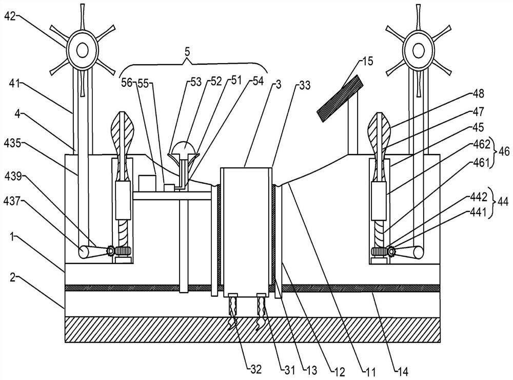 Sand vegetation ecological restoration device