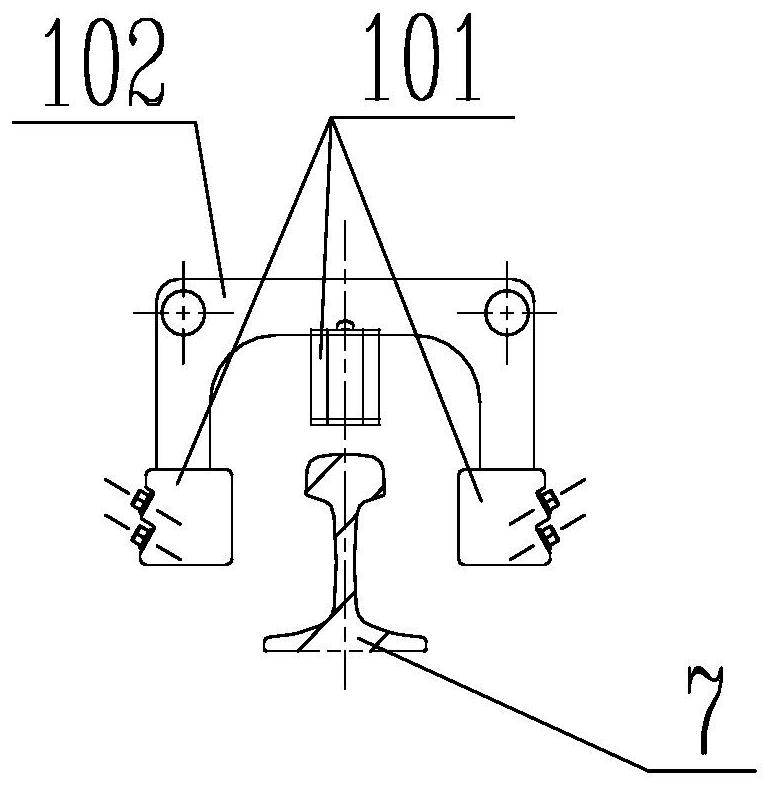 Steel rail aligning mechanism and aligning method