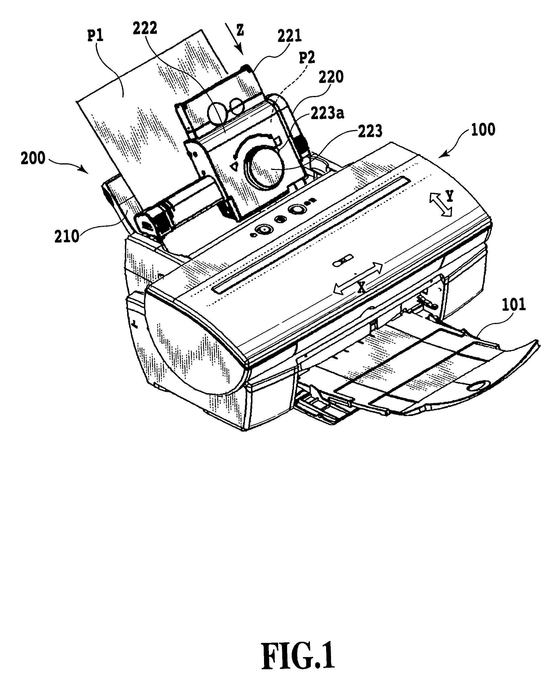 Printing apparatus capable of installing an optional unit for supplying print media