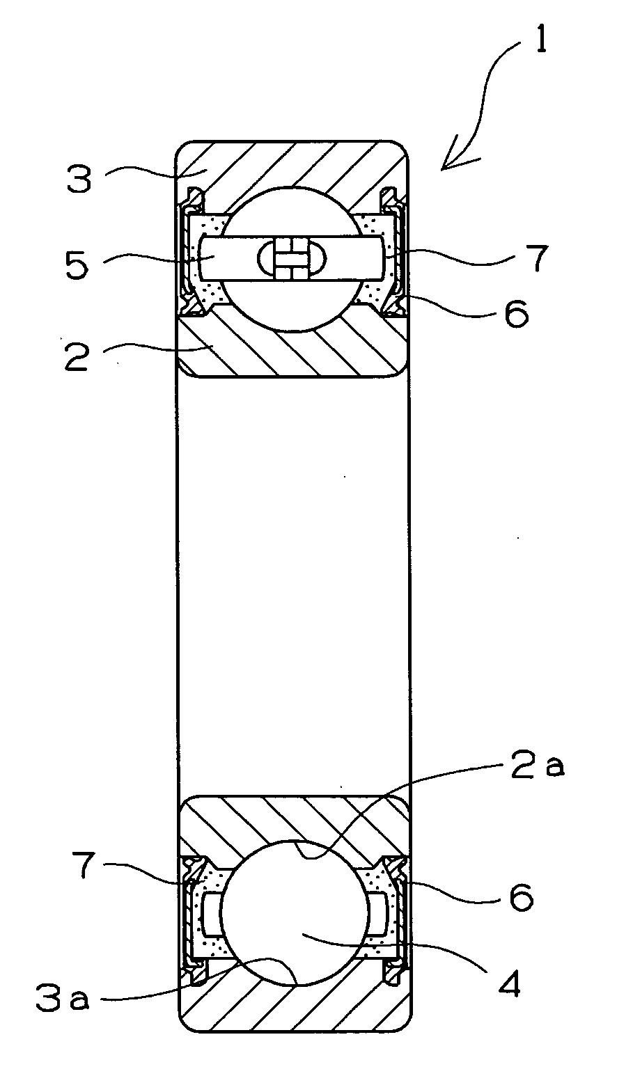Grease Composition and Grease-Enclosed Bearing