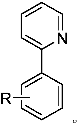 Alkyl modified aryl pyridine compound and preparation method thereof