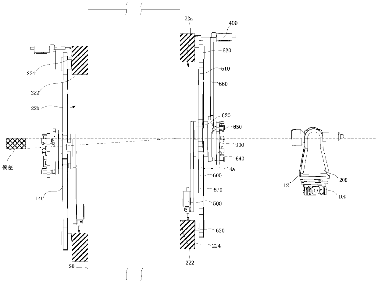 Optical detection device and optical detection method for coaxiality machining errors of shaft hole