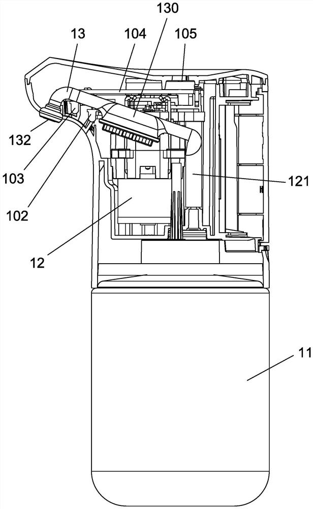 Pulsation type induction soap dispenser