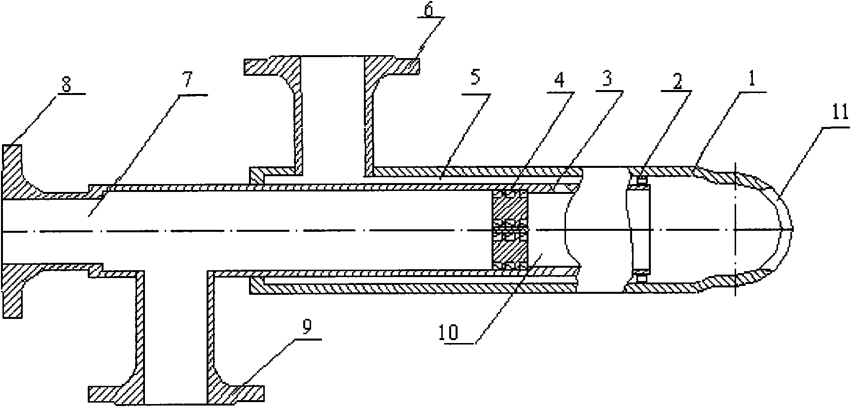 High treatment capacity feed atomizing nozzle