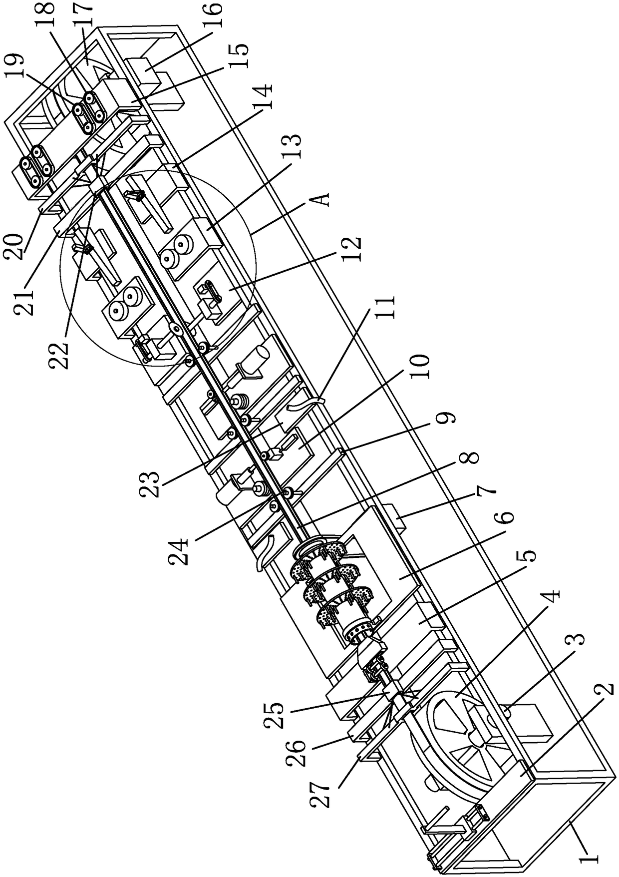 One-time welding fluff seal strip and making method thereof