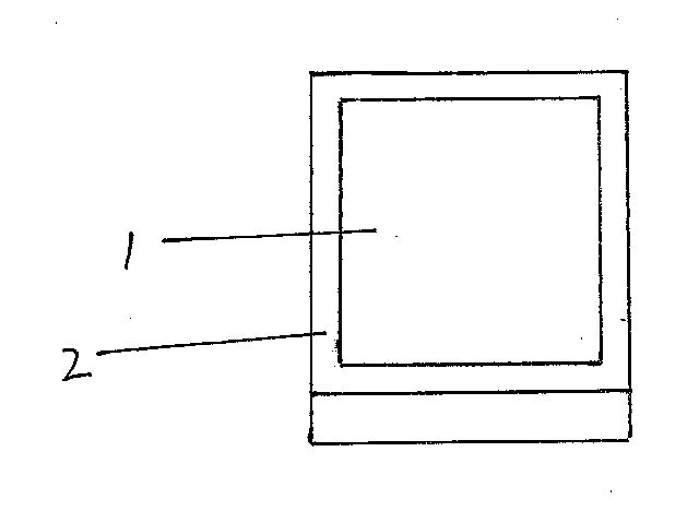 Square screen magnifier