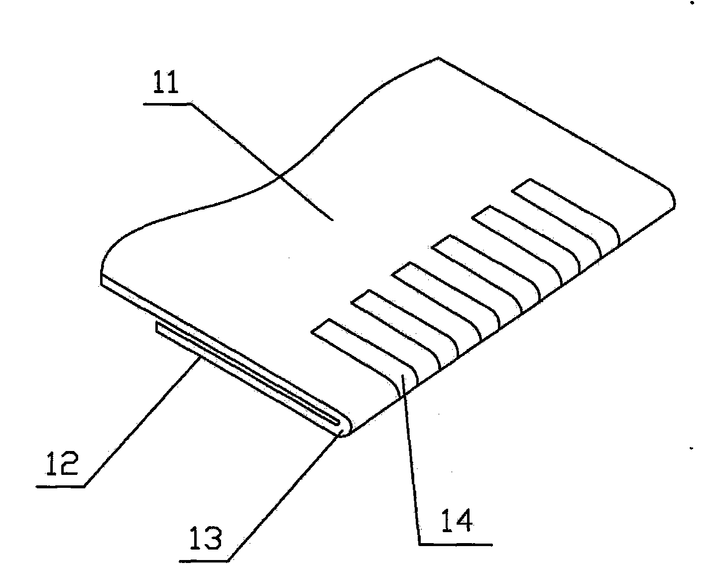 Flexible circuit board, and mechanism and method for connecting flexible circuit board and printed circuit board