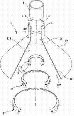 Obstructing device for noxious mollusks