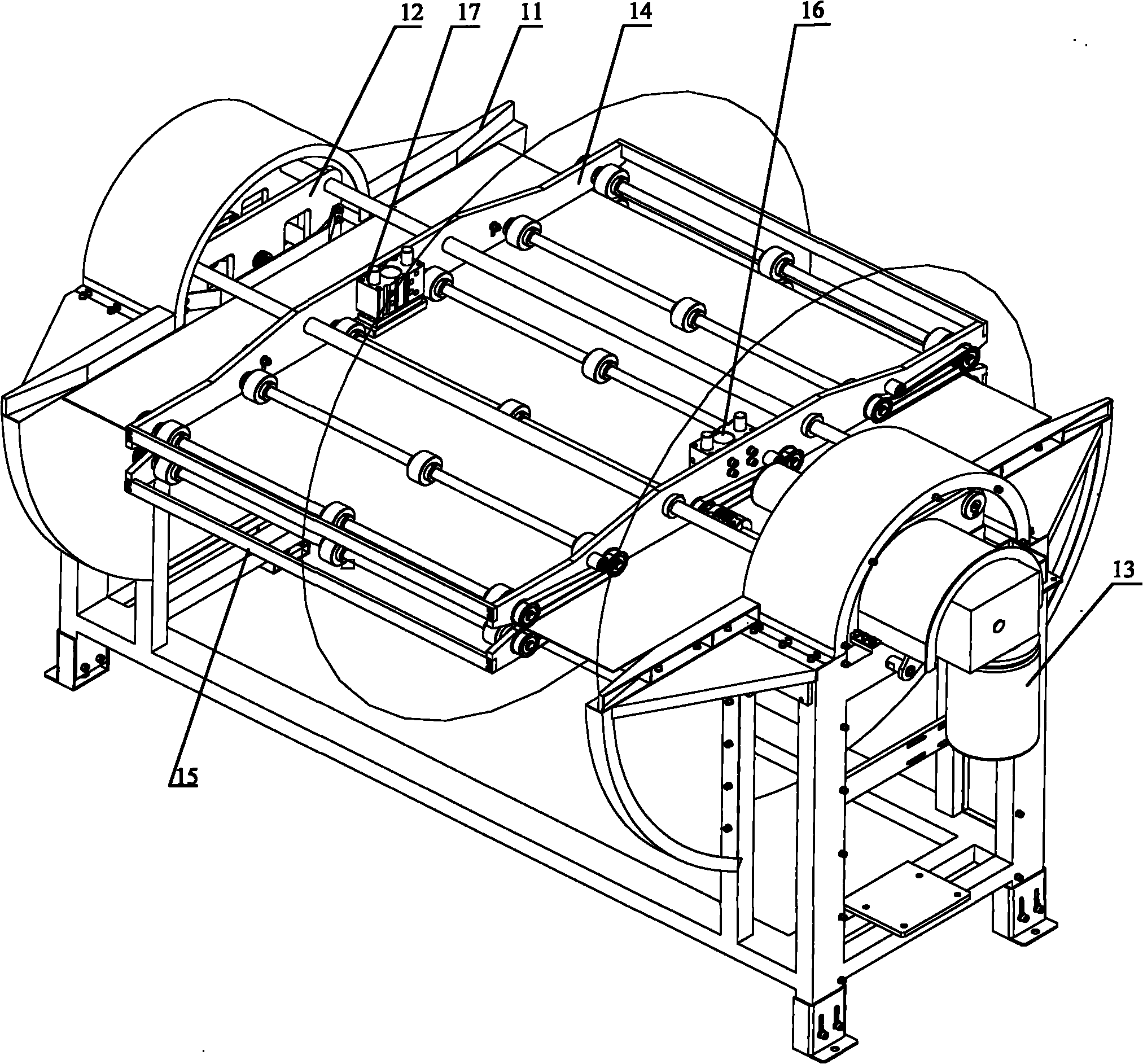 Panel turnover machine