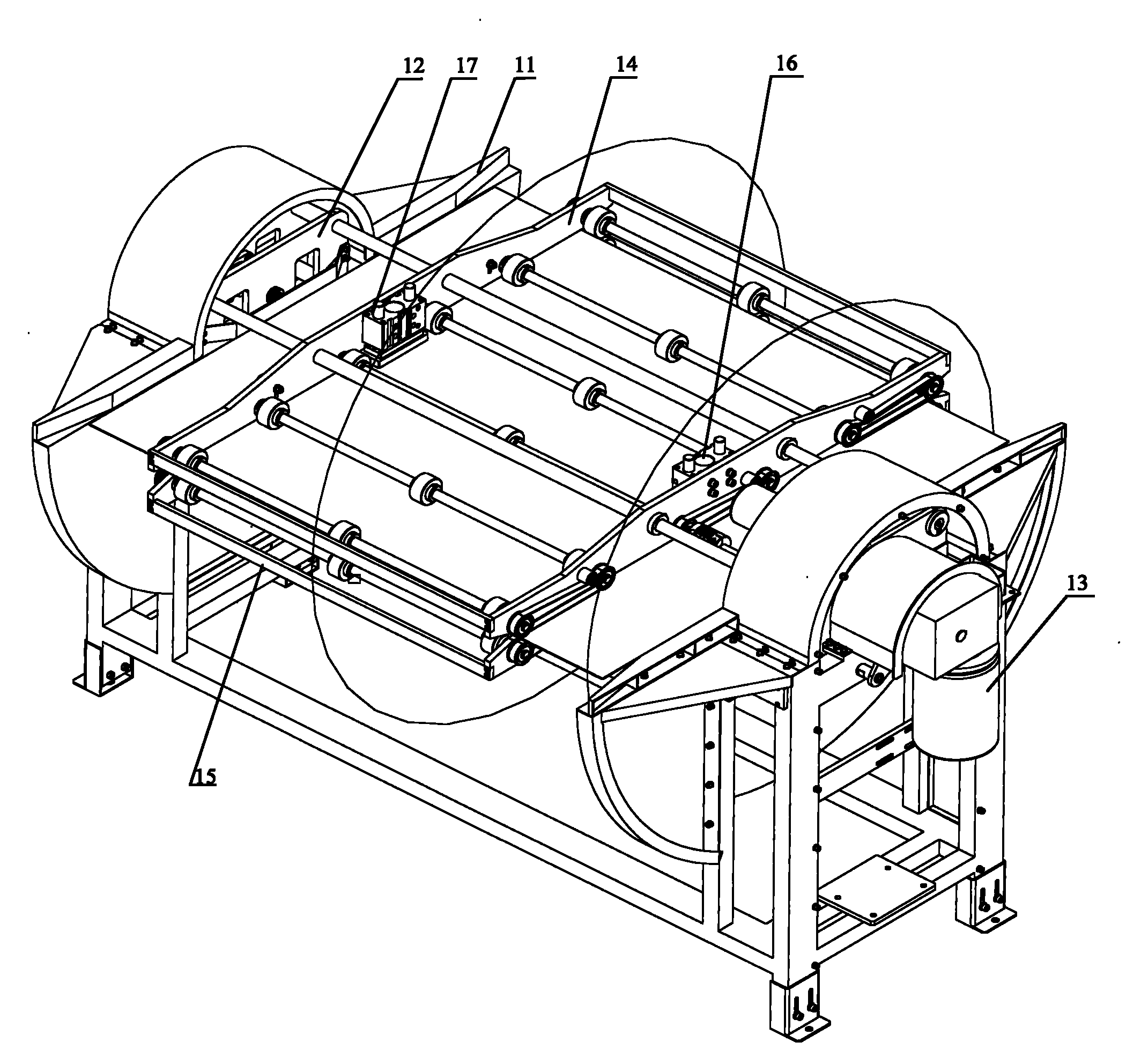 Panel turnover machine