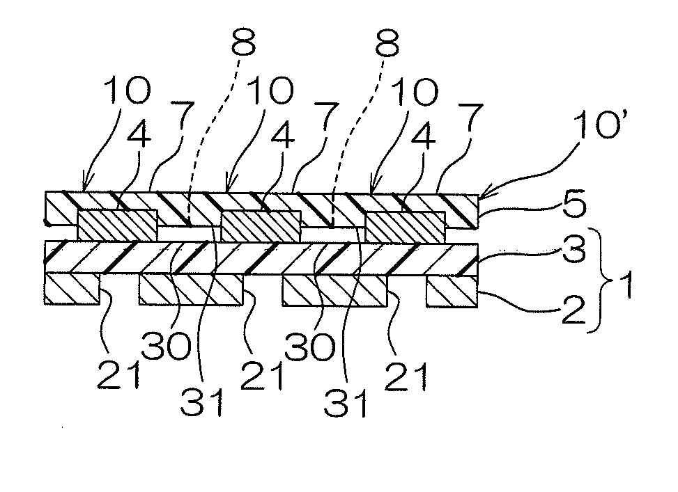 Encapsulating sheet-covered semiconductor element, producing method thereof, semiconductor device, and producing method thereof