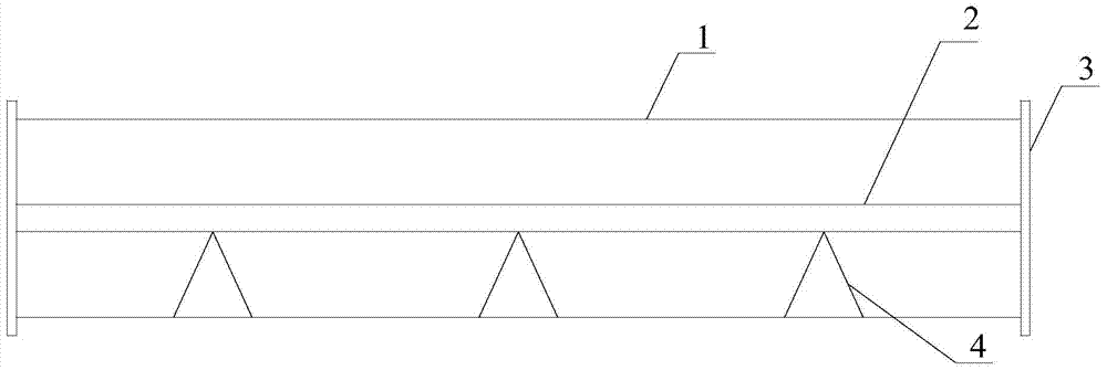 High pressure wall bushing