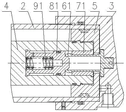 Closed Automatic Locking Mechanism of Elastic Claws for Hydraulic Cylinders