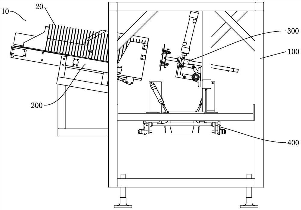 Partition plate placing device, boxing equipment and filling production line