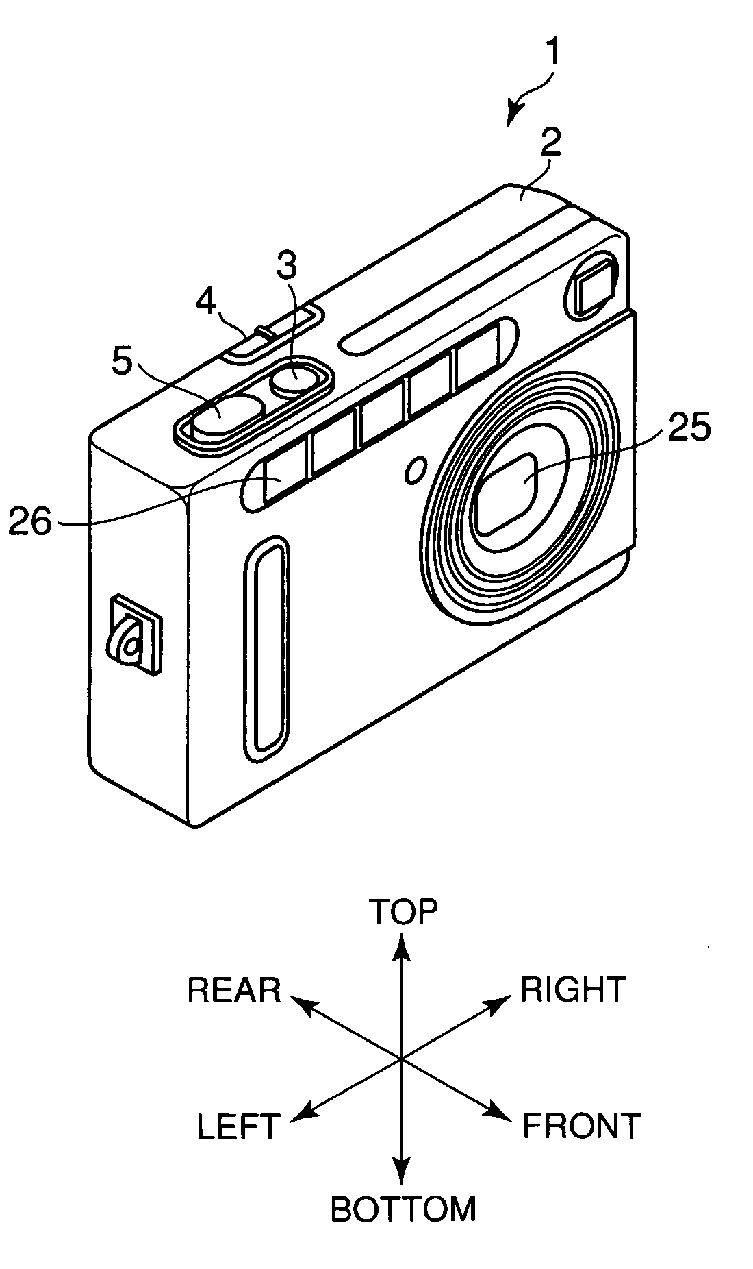 Electronic camera having light-emitting unit