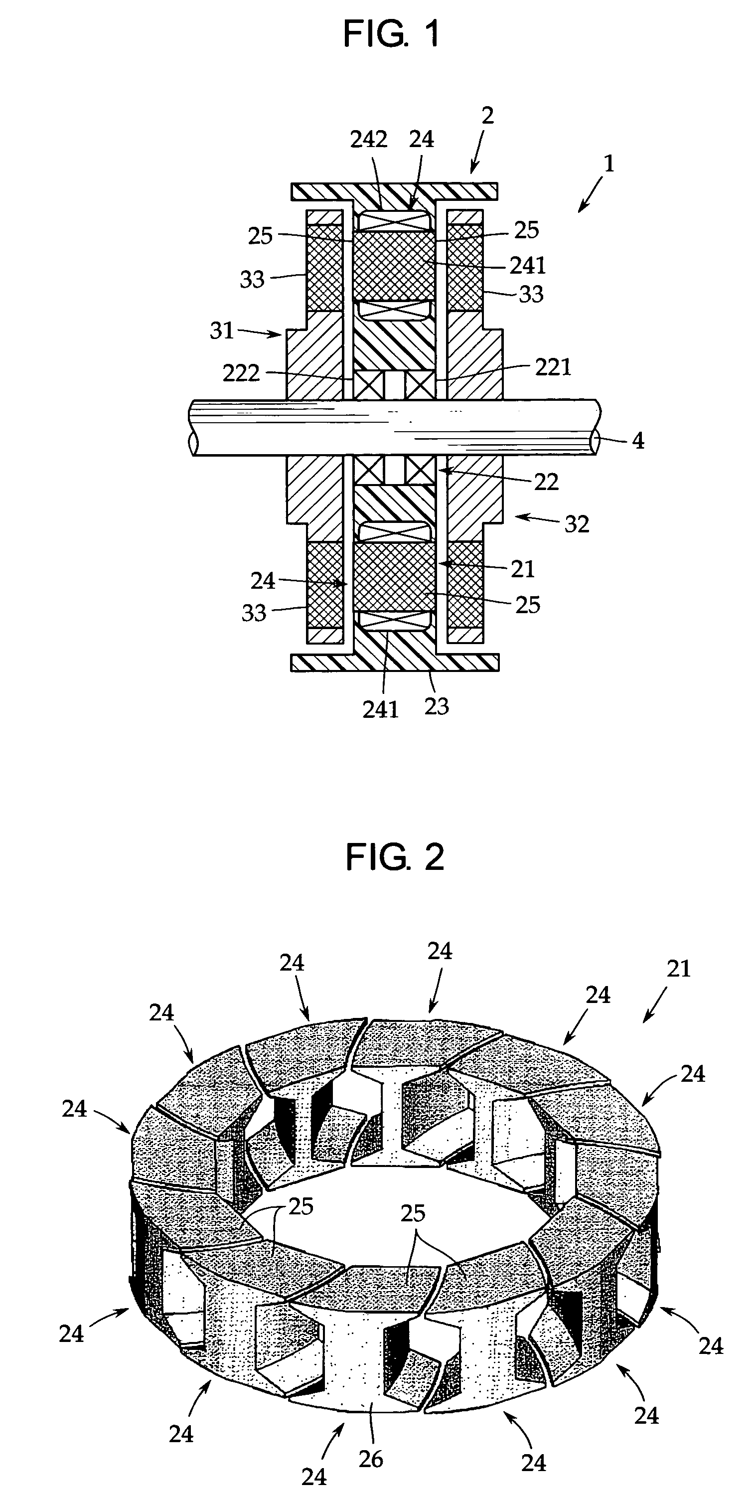 Axial gap electronic motor