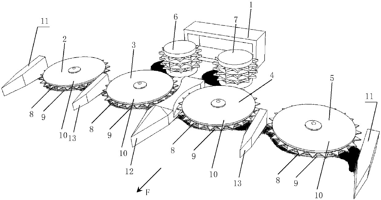 A mechanical device for returning crop straws to the field by cutting straws