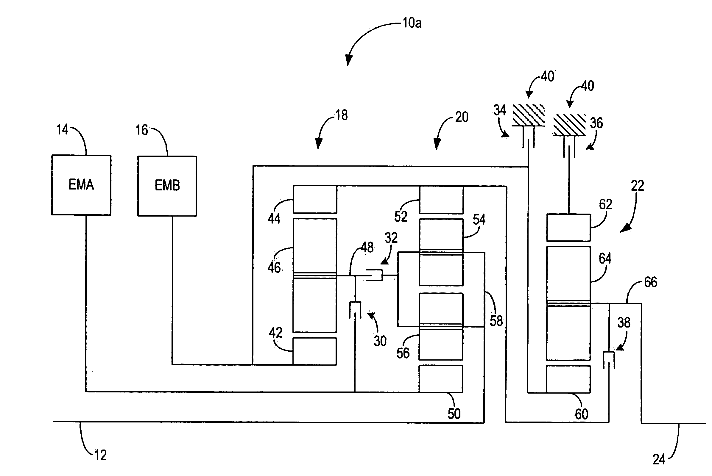 Electric variable transmission for hybrid electric vehicles with three forward modes, one reverse mode, and five fixed gears