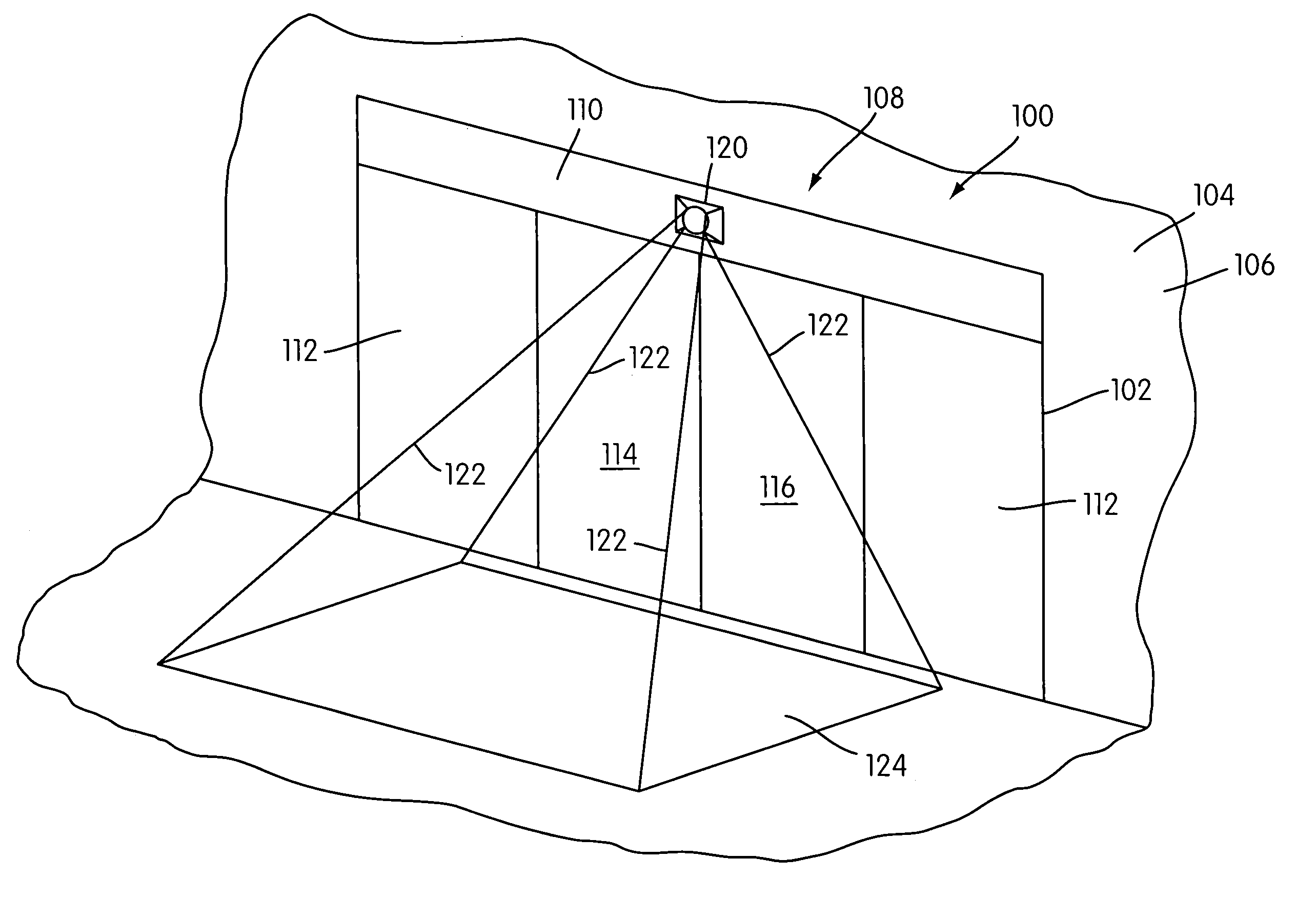 Automatic door assembly with video imaging device