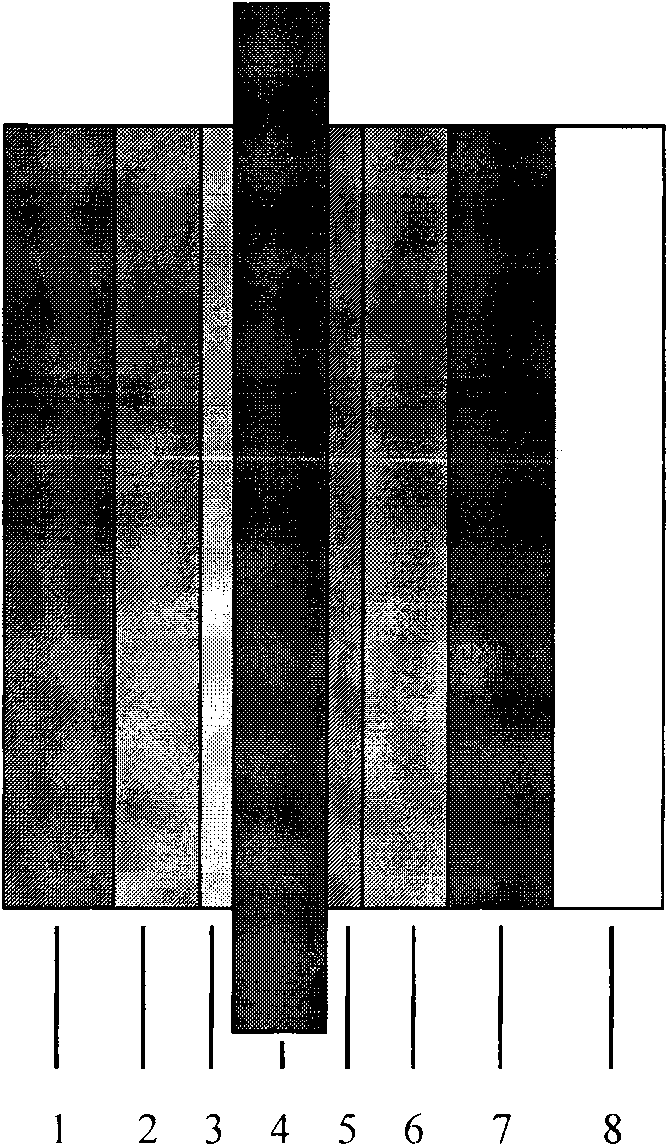 Cathode structure of membrane electrode assembly of direct alcohol fuel cell and manufacturing method