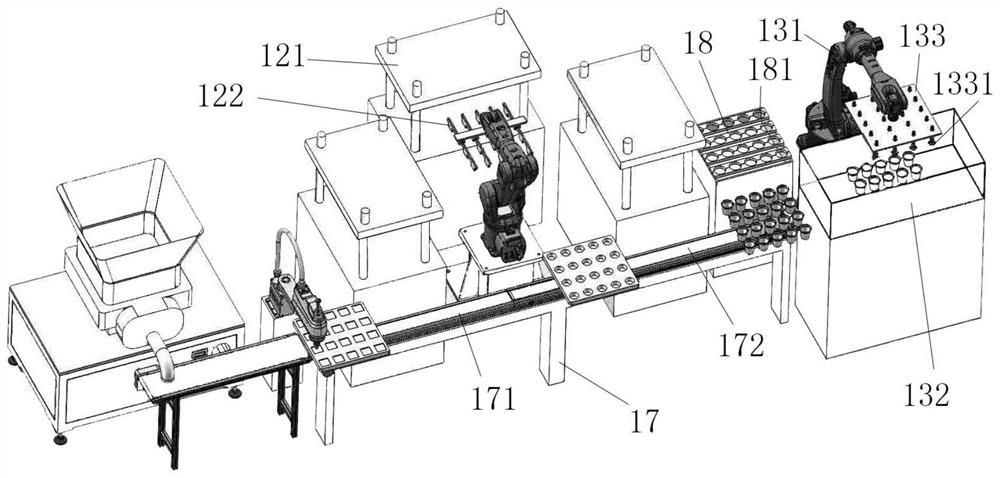 Automatic equipment for full-biodegradable tableware and industrial packaging products