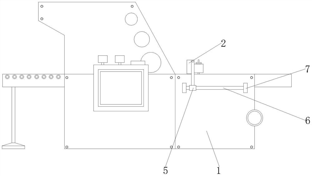 A single-sided corrugated cardboard production line