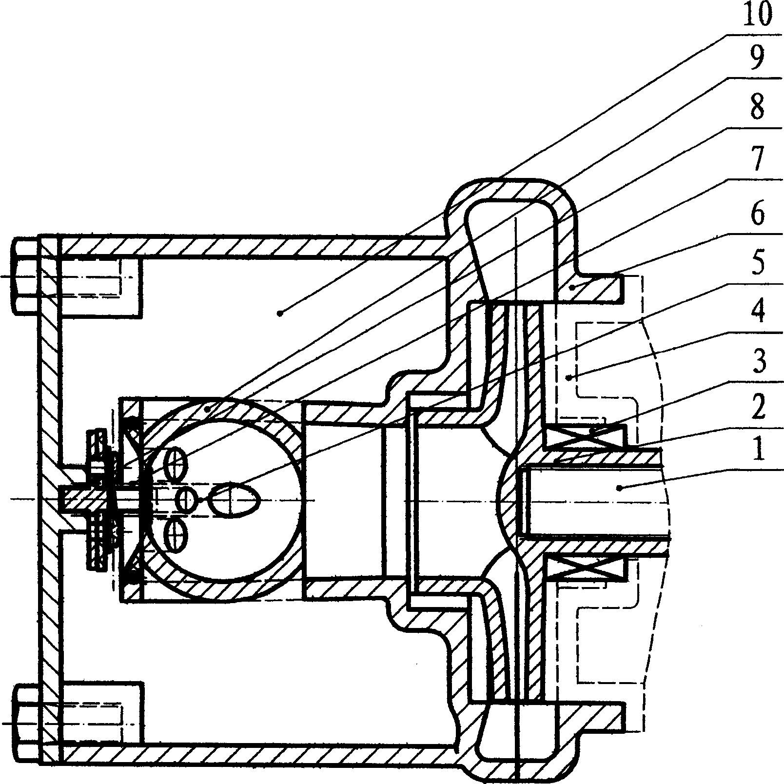 High-flow self-priming centrifugal pump