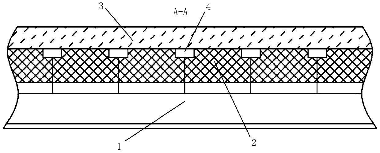 Fiberglass tank furnace channel cover plate structure