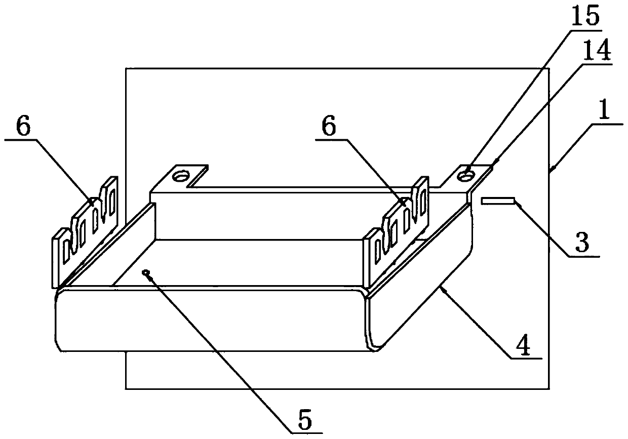 Detachable surgical storage basket