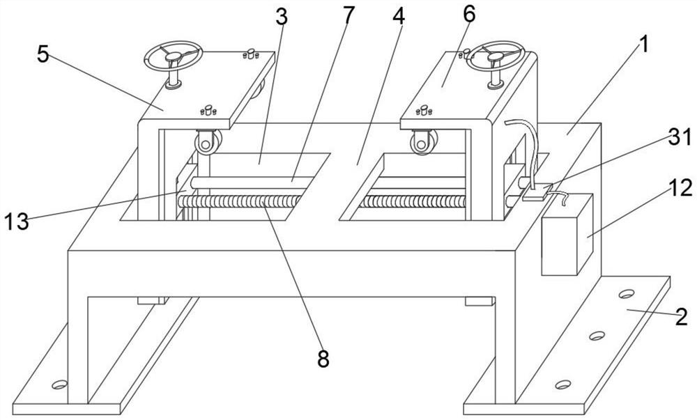 Rapid pressing device for mechanical manufacturing equipment