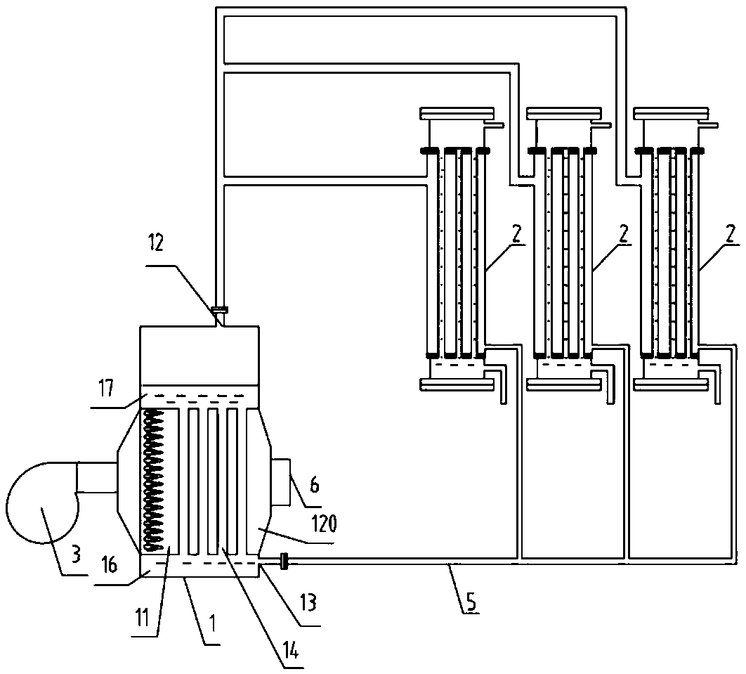 Heat pipe type steam generator