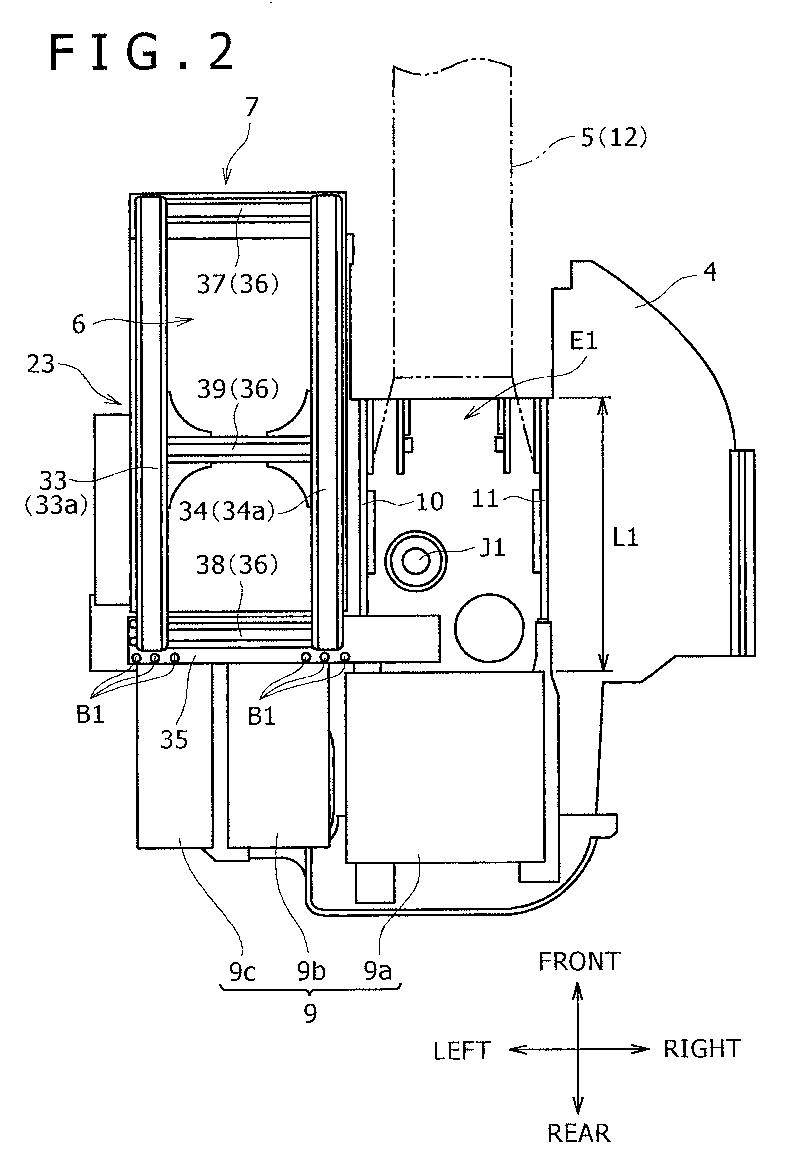 Structure for installing protection member and working machine including the same