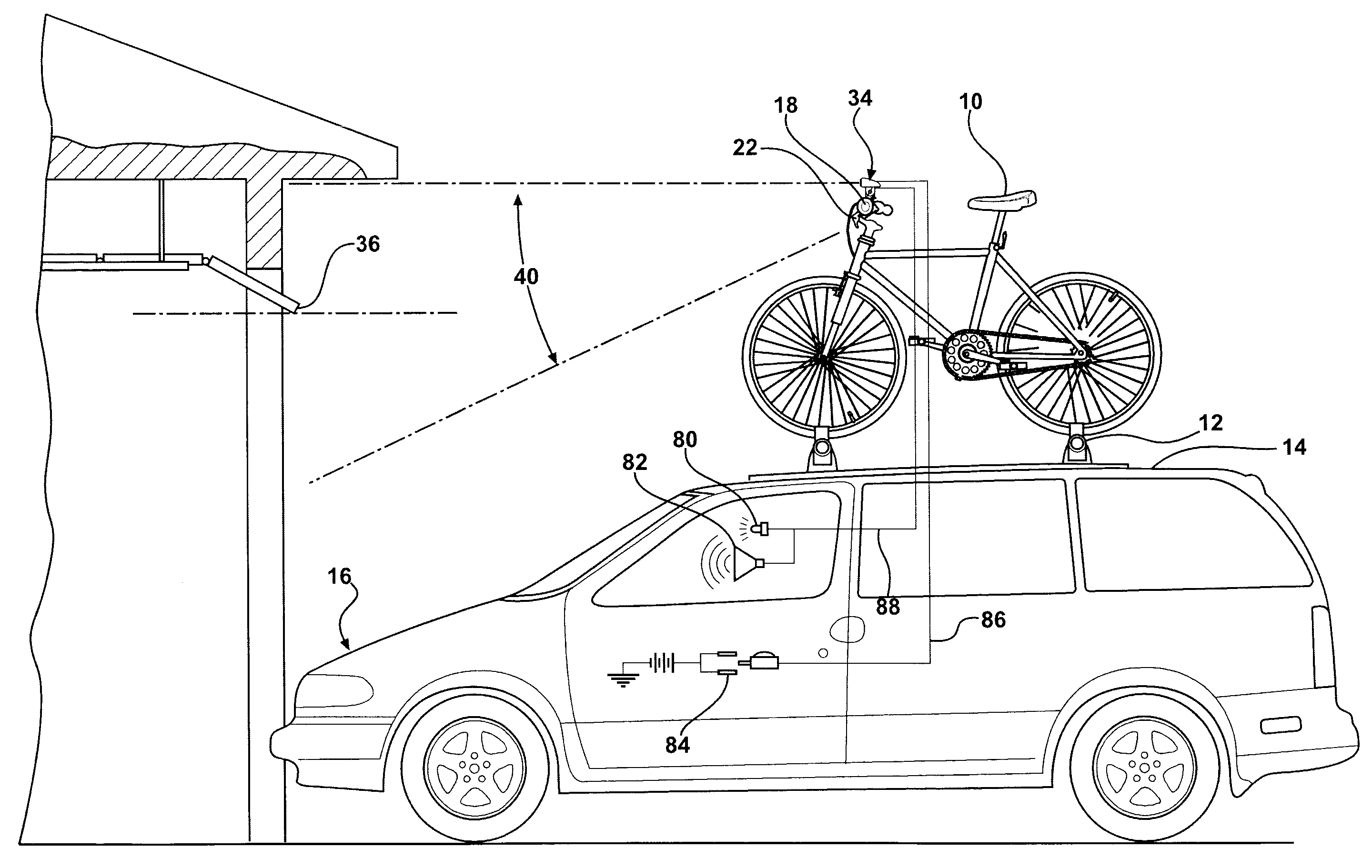 Early detection system and method for exterior vehicle cargo