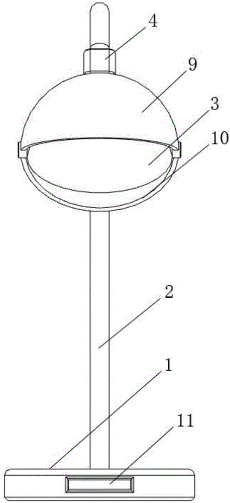 Desk lamp capable of automatically adjusting light